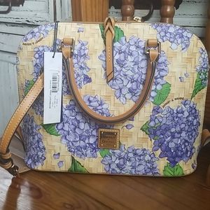 Dooney & Bourke Purple ZipZip Hydrangea